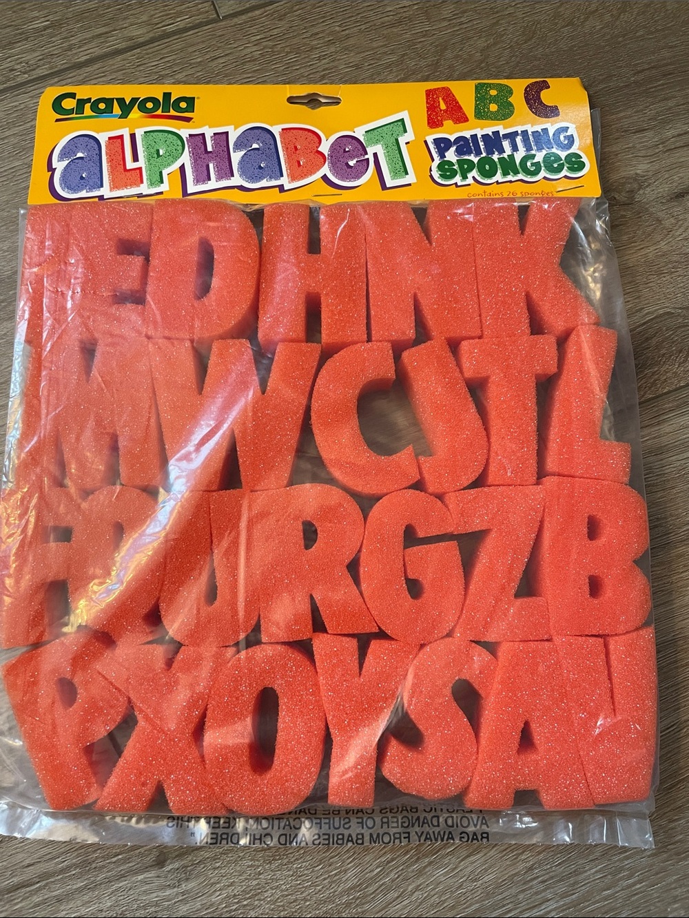 1997 Crayola Alphabet ABC Painting Sponges